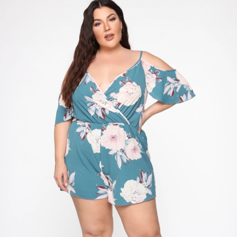 Fashion Nova Floral Melody Romper